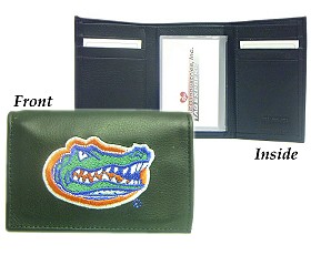 Picture of Florida Gators Wallet Trifold Leather Embroidered