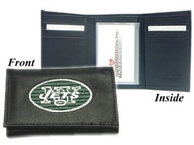 Picture of New York Jets Wallet Trifold Leather Embroidered