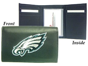 Picture of Philadelphia Eagles Wallet Trifold Leather Embroidered