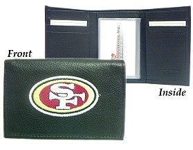 Picture of San Francisco 49ers Wallet Trifold Leather Embroidered