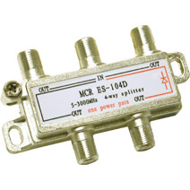 41022 4-WAY HIGH-FREQUENCY SPLITTER