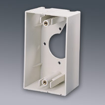 Picture of Cables To Go 03839 SINGLE GANG WALL BOX WHITE