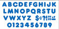 Picture of Trend Enterprises T-435 Ready Letters 2 Inch Casual Blue