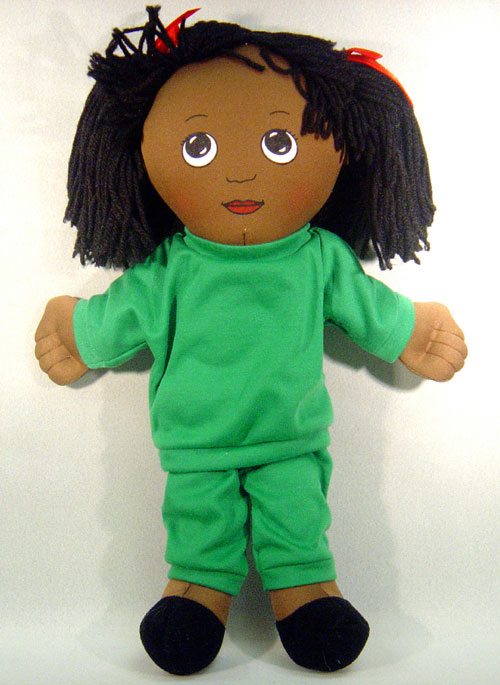 Picture of Fannys Play House Fph733 Dolls Black Girl Doll-Sweat Suit
