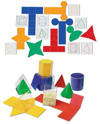 Picture of Learning Resources Ler0912 Folding Geometric Shapes Combo Set-Set Of 32