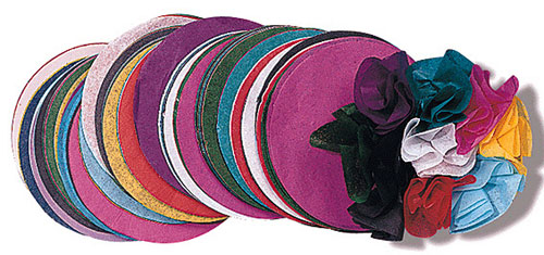 Picture of ROYLCO INC. R-2172 4&quot; Tissue Circles Color Collages