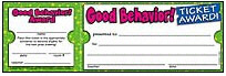Tf-1613 Good Behavior Ticket Awards