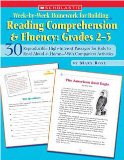 Picture of Scholastic Teaching Resources Sc-0439517796 Week-By-Week Homework For Building-Reading Comprehension & Fluency Gra