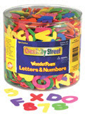 Picture of Chenille Kraft Company Ck-4304 Wonderfoam Letters & Numbers-Over 1500 Pieces Clear Plastic Tub