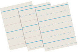 Picture of Pacon Corporation Pac2692 D-Nealian Ruled Pads Kindergarten-500 Sheets/Ream