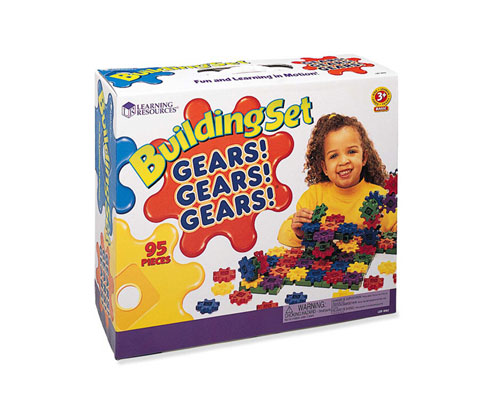 Picture of Learning Resources Ler9162 Gears! Beginners Building Set-95 Pieces