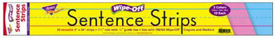 Picture of Trend Enterprises T-4002 Wipeoff Sentence Strips Multicolor-24In Pack