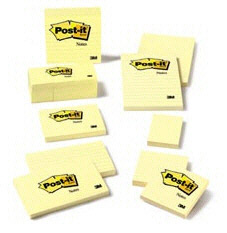 Picture of 3M Company Mmm653Yw Notes Post It Yellow 1 1/2 Inch X 2 Inch-**Sold As Dozen**