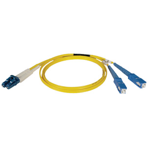Picture of Tripp Lite Fiber Optic Duplex Patch Cable 82ft 2 x LC  2 x SC Duplex Cable Single-mode N366-25M