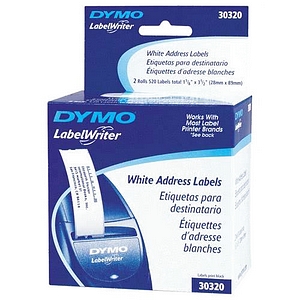 Picture of Dymo Address Labels 1.12 Inch x 3.5 Inch 2 Roll  520 Label Address Label 30320