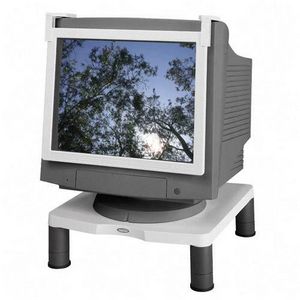 Picture of Fellowes Standard Monitor Riser Up to 60lb Platinum  Graphite 91712