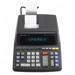 Picture of Sharp Printing Calculator 12 Characters Fluorescent EL2196BL