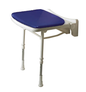 Picture of ARC Inc 02210P 2000 Series Shower Seat Standard Padded Seat - Blue - 18.125 Inch W