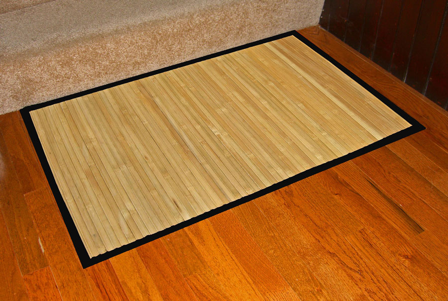 Picture of Anji Mountain AMB0036-0023 Contemporary Natural Bamboo Rug 2 x 3