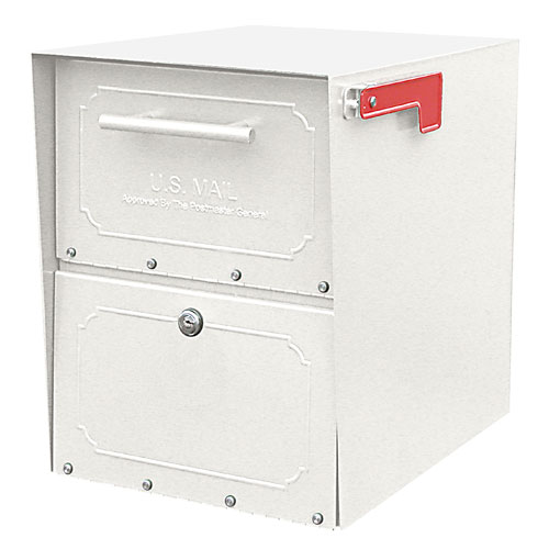 Picture of Architectural Mailboxes 6200W10 Oasis Jr. Curbside Locking Mailbox 15x11.5x18 Inch - White