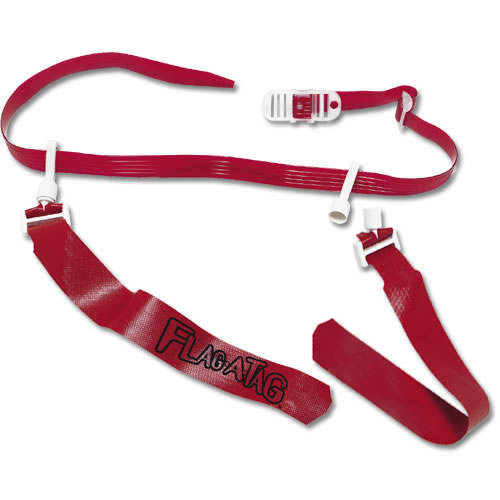 Picture of Flag-a-Tag 8675223 Sonic Boom Flag Belt - 52 Inch  Scarlet