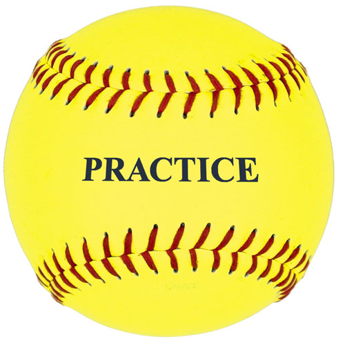 Picture of SSG / BSN 5PSBY11 11 Inch Yellow Practice Softball