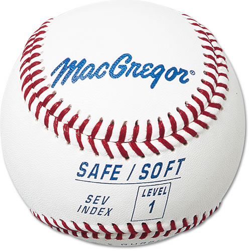 Picture of MacGregor MCB5SV01 Safe/Soft Baseball - Level 1 - Ages 5-7