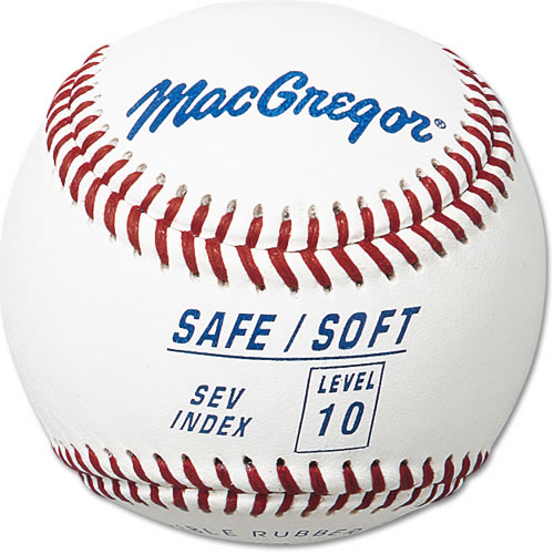 Picture of MacGregor MCB5SV10 Safe/Soft Baseball - Level 10 Ages 12-UP