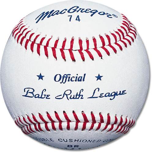 Picture of MacGregor MCB74CXX #74 Official Babe Ruth&reg; Baseball