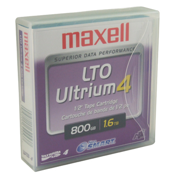 Picture of MAXELL 183906 Tape  LTO  Ultrium-4  800GB-1600GB