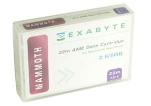 Picture of EXABYTE 313769 Tape  8mm Mammoth AME  1  22m  2.5-5.0GB
