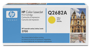 Picture of HP Compatible Q2682A Laser Toner Color LJ 3700 YELLOW  6K Yield