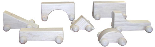 Beka 06505 Gary Gothic-- Whimsie Hard Maple Unit Blocks
