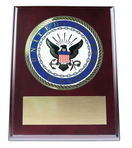 Picture of Bluestone Designs BLP007Navy US Navy Plaque