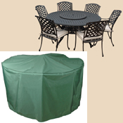 Picture of Bosmere C523 108 Inch Round Table and Chairs Polyethylene Cover