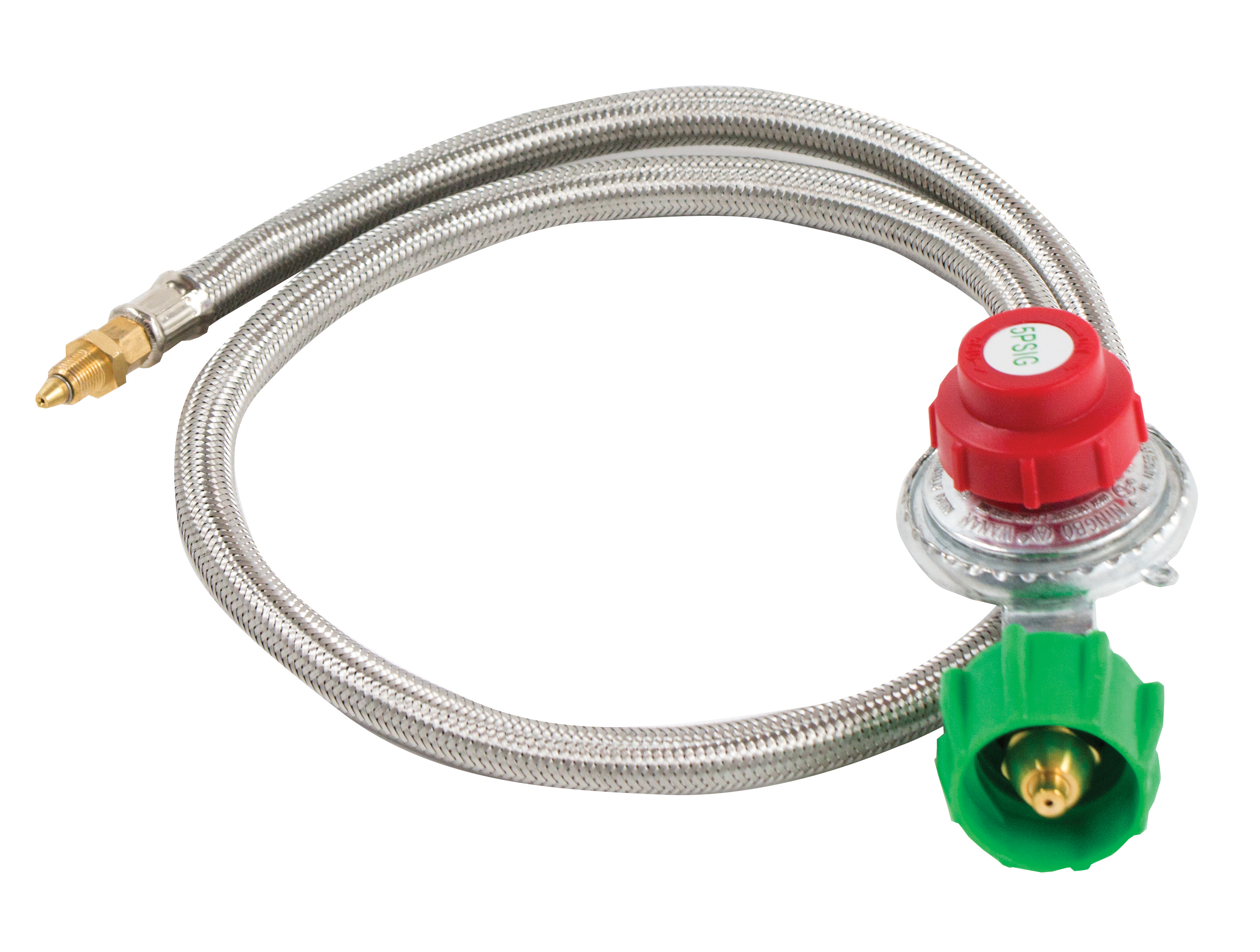Picture of Bayou Classic M5HPR Stainless 10 psi Hose- Adj.Regulator