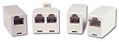 Picture of Cables To Go 01919 RJ11 4-PIN MODULAR INLINE COUPLER CROSSED