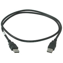 Picture of Cables To Go 28106 2m USB A MALE to A MALE CABLE - BLACK