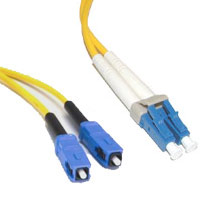 Picture of Cables To Go 37468 6m LC-SC DUPLEX 9-125 SINGLE-MODE FIBER PATCH CABLE - YELLOW