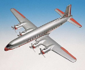 Picture of Daron Worldwide Trading G0810 DC-6 American 1/100 AIRCRAFT