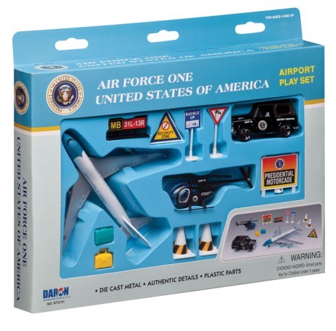 Picture of Daron Worldwide Trading RT5731 Air Force One Playset 9 Pc