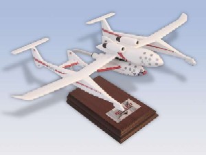 Picture of Daron Worldwide Trading E4340S3W Space Ship One With Mothership 1/40 AIRCRAFT