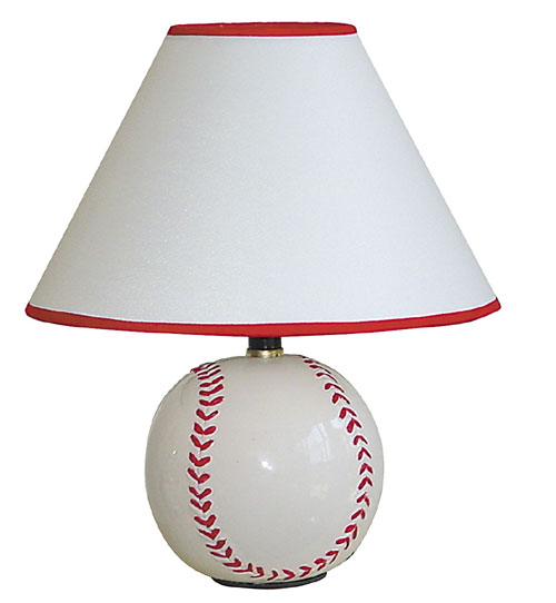 Picture of  00ORE604BB Ceramic Baseball Table Lamp