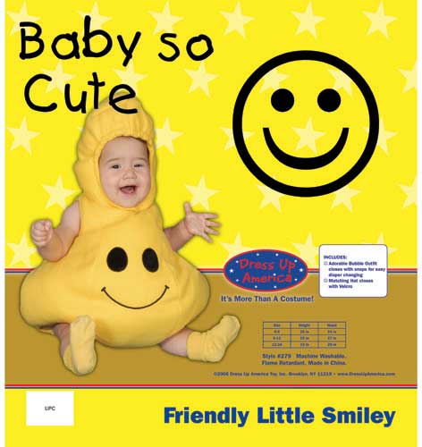 Picture of Dress Up America Friendly Little Smiley Costume Set 12-24 279-24M