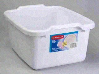 Picture of RUBBERMAID 297000  WHITE DISH PAN 15.3 QT  