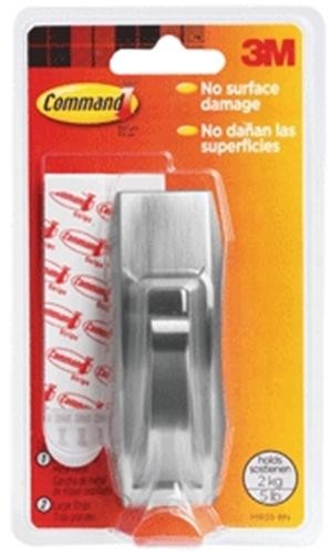 Picture of 3M Company MR02-BN MED Command Modern Reflection Metal Hook - Medium - Pack Of 4