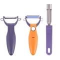 IMCG GPJPAC Garnish Peeler + Julienne Peeler + Apple Corer Set IMCG GPJPAC Garnish Peeler + Julienne Peeler + Apple Corer Set