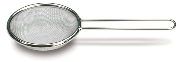 Stainless Steel Strainer - White - Single Unit - Pulp Removal