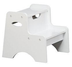 Picture of KidKraft 15501 Two Step Stool - White