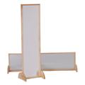 Jonti-Craft 0217JC 13" x 48" Chrome Plated Steel Mirror Jonti-Craft 0217JC 13" x 48" Chrome Plated Steel Mirror